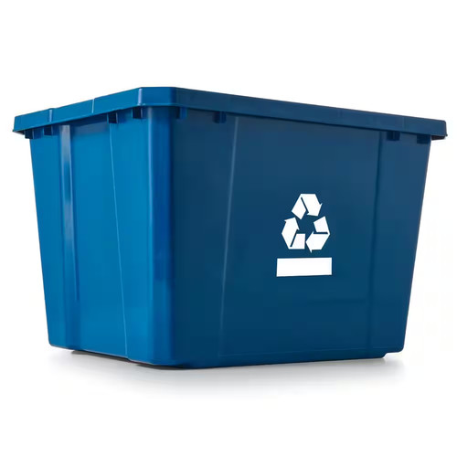 Medium sized plastic - plastic, curbside